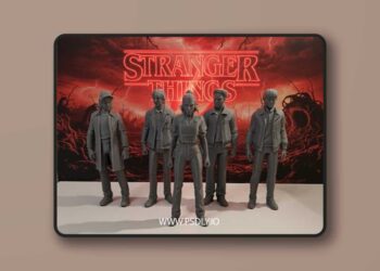 Stranger Things – High Detail Set – 3D Print Model STL