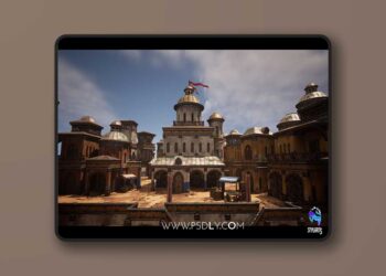 Stylized Desert Bazaar (Stylized Stylised Desert Desert Bazaar Building City) (5.0 – 5.7)