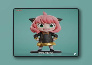 Tanuki Figures – Anya Chibi – 3D Print Model STL