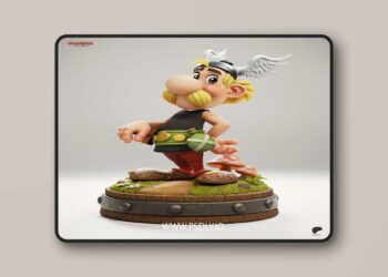 Tanuki Figures – Asterix TOON – 3D Print Model STL