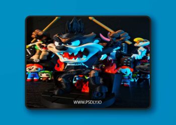 Taz Rockstar – Taz Metal Vibes – 3D Print Model