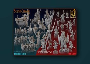 Titan Forge Miniatures – April 2023 – Scarlet Crusade Vol 2 – 3D Print Model