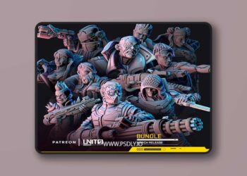 Unit9 – Micromachines Corp Agents and Cyberpunks – 3D Print Model