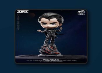 ZEZ Studio – Superman Chibi – 3D Print Model STL