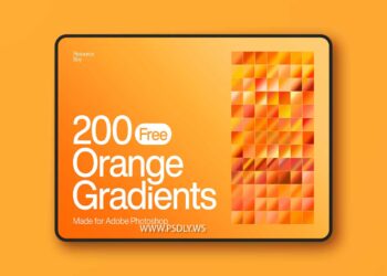 200 Orange Photoshop Gradients 6 200 Orange Photoshop Gradients