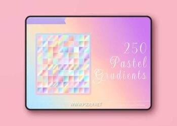 250 Pastel Gradients Collections