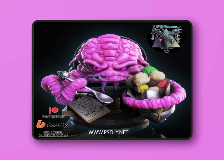 AJKalobas – Krang – 3D Print Model STL 1 AJKalobas – Krang – 3D Print Model STL