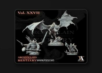 Archvillain Games – Archvillain Bestiary Vol. XXVII – 3D Print Model 5 Archvillain Games – Archvillain Bestiary Vol. XXVII – 3D Print Model