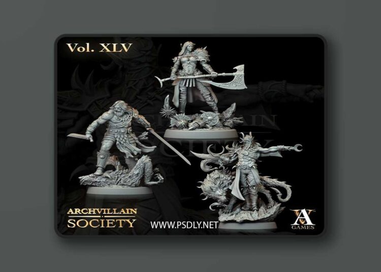 Archvillain Games – Archvillain Society Vol. XLV – 3D Print Model 1 Archvillain Games – Archvillain Society Vol. XLV – 3D Print Model