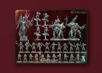 Archvillain Games – Orbita Hellscape – Oblivion Court – 3D Print Model