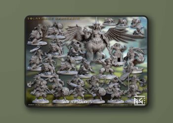 Artisan Guild – Solarmane Rakshakin Complete Set – 3D Print Model