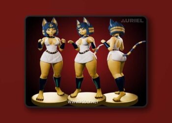 Auriel – Ankha – 3D Print Model STL