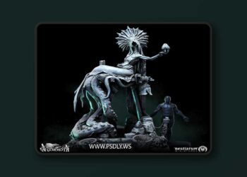 Bestiarum Miniatures – The Brine Hag – 3D Print Model