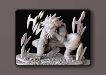 Demon Slayer – Tanjiro Ghost King – 3D Print Model STL 6 Demon Slayer – Tanjiro Ghost King – 3D Print Model STL