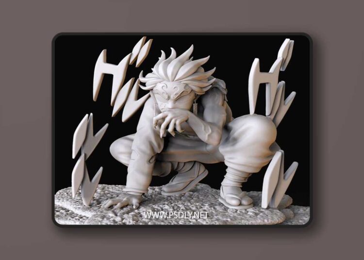 Demon Slayer – Tanjiro Ghost King – 3D Print Model STL 1 Demon Slayer – Tanjiro Ghost King – 3D Print Model STL