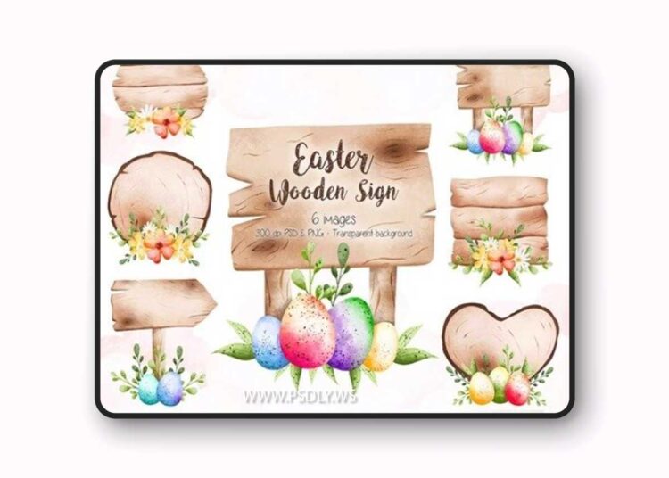 Easter Wooden Sign Clipart 1 Easter Wooden Sign Clipart