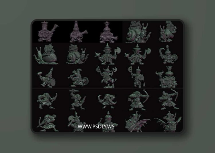 Fabelzel’s Models Pack – 3D Print Model 1 Fabelzels Models Pack – 3D Print Model