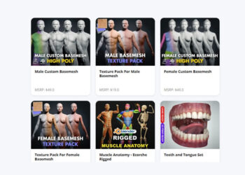 Flipped Normals – Ultimate Character Basemesh & Anatomy FlipBox