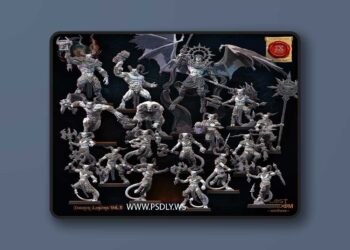 Lost Kingdom Miniatures – Demon Legions Vol. II – 3D Print Model
