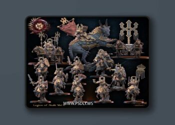 Lost Kingdom Miniatures – Legion of Skulls Vol II – 3D Print Model 7 Lost Kingdom Miniatures – Legion of Skulls Vol II – 3D Print Model