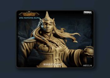 Mage Queen – Aella – 3D Print Model