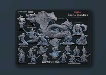 Mammoth Factory – Fateless – Cave of Blunders – 3D Print Model