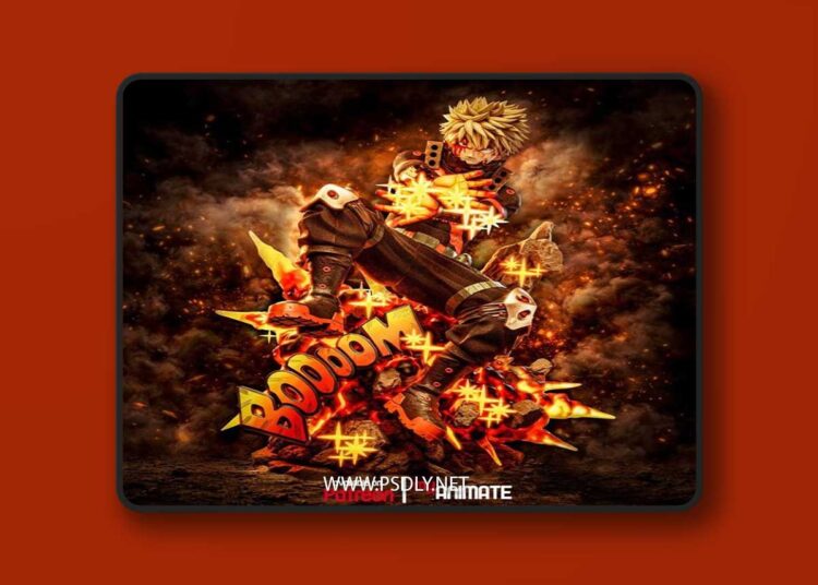 MyAnimate – Bakugo – 3D Print Model STL 1 MyAnimate – Bakugo – 3D Print Model STL