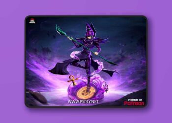 MyAnimate – Dark Magician – 3D Print Model STL