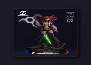 Niel Studio – Gachiakuta – Riyo Reaper – 3D Print Model STL