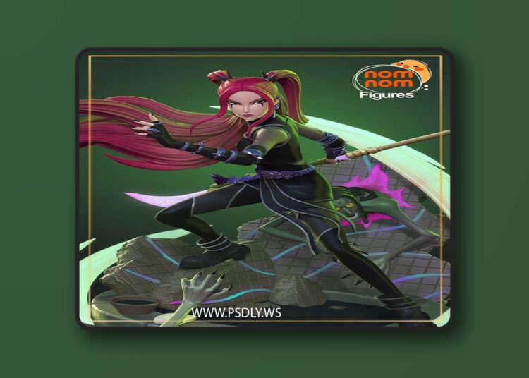 Nomnom Figures – Mira – Kpop Demon Hunters – 3D Print Model STL 1 Nomnom Figures – Mira – Kpop Demon Hunters – 3D Print Model STL