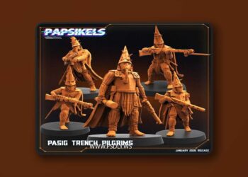 Papsikels Miniatures – Bonus Pasig Trench Pilgrims January 2026 – 3D Print Model STL 5 Papsikels Miniatures – Bonus Pasig Trench Pilgrims January 2026 – 3D Print Model STL