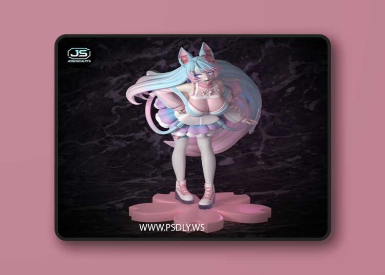 Patel Goth Silvervale – Josei Sculpt – 3D Print Model STL 1 Patel Goth Silvervale – Josei Sculpt – 3D Print Model STL