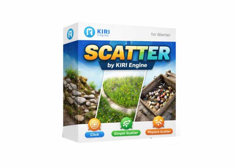 Scatter by KIRI Engine v1.0.0 for Blender 1 Scatter by KIRI Engine v1.0.0 for Blender
