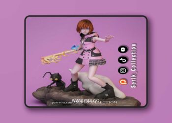 Serik Collection – Kairi – Kingdom Hearts – 3D Print Model STL