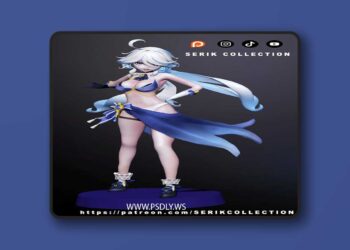 Serik Collection – Swimsuit Furina – 3D Print Model STL