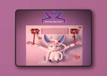 Shokubutsu – Sylveon – 3D Print Model STL 6 Shokubutsu – Sylveon – 3D Print Model STL