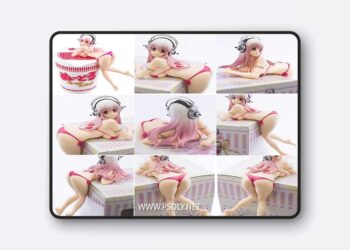 Super Sonico Anime Figure – 3D Print Model STL