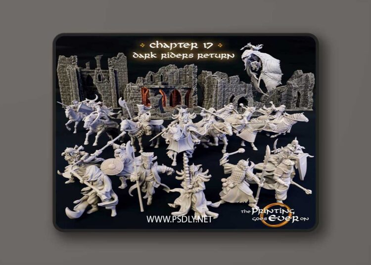 The Printing Goes Ever On – Chapter 17 – Dark Riders Return – 3D Print Model 1 The Printing Goes Ever On – Chapter 17 – Dark Riders Return – 3D Print Model