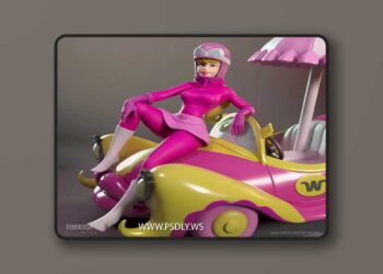 Torrida Minis – Penelope Pitstop from Wacky Races – 3D Print Model STL 5 Torrida Minis – Penelope Pitstop from Wacky Races – 3D Print Model STL