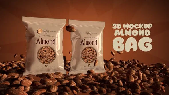 Videohive - 3D Mockup Almond Bag - 61831347 1 Videohive 3D Mockup Almond Bag 61831347
