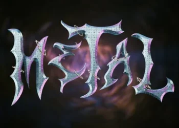 Videohive Futuristic Metal Font 61959669