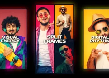 Videohive Minimalist Trendy Split Screen Intro 61800437