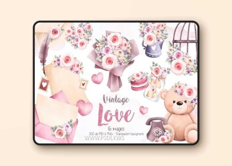 Vintage Love Clipart 1 Vintage Love Clipart