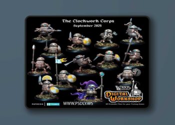 Warp Miniatures – The Clockwork Corps – Multi-Part Kit – 3D Print Model STL 7 Warp Miniatures – The Clockwork Corps – Multi Part Kit – 3D Print Model STL