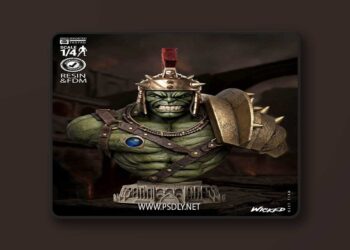 Wicked – Planet Hulk Portrait Bust – 3D Print Model STL