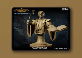 Wizard – Hill Halpert Bust – 3D Print Model 7 Wizard – Hill Halpert Bust – 3D Print Model