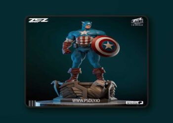 ZEZ Studio – Capitan America – 3D Print Model STL