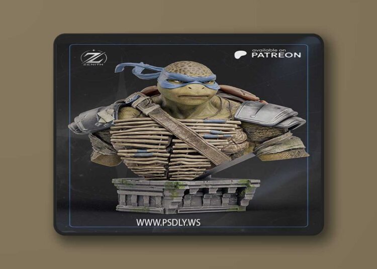 Zenith Studios – Leonardo Bust – 3D Print Model STL 1 Zenith Studios – Leonardo Bust – 3D Print Model STL