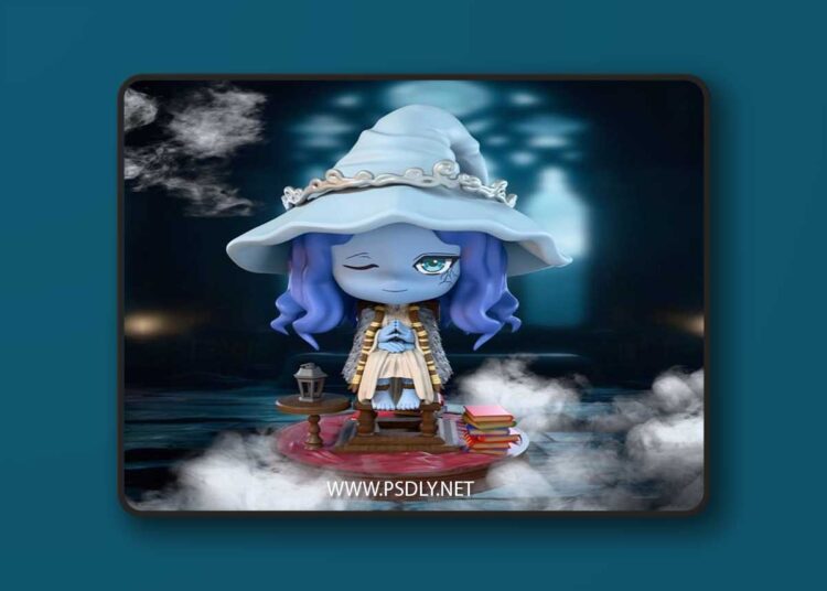 Chibi Land Figures – Elden Ring – Ranni – Chibi – 3D Print Model STL 1 Chibi Land Figures – Elden Ring – Ranni – Chibi – 3D Print Model STL
