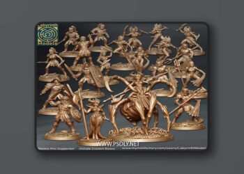Labyrinth Models – Gladiators Collection Vol. 1 – 3D Print Model